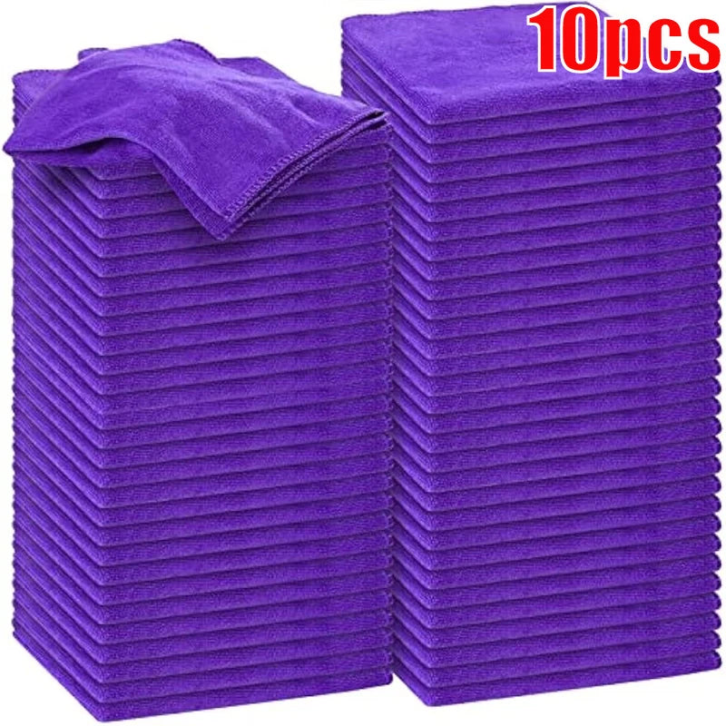 Microfibre Detailing Auto 300GSM – Serviette Ultra Absorbante pour Lavage, Séchage et Polissage Voiture (1 à 10PCS Réutilisables)