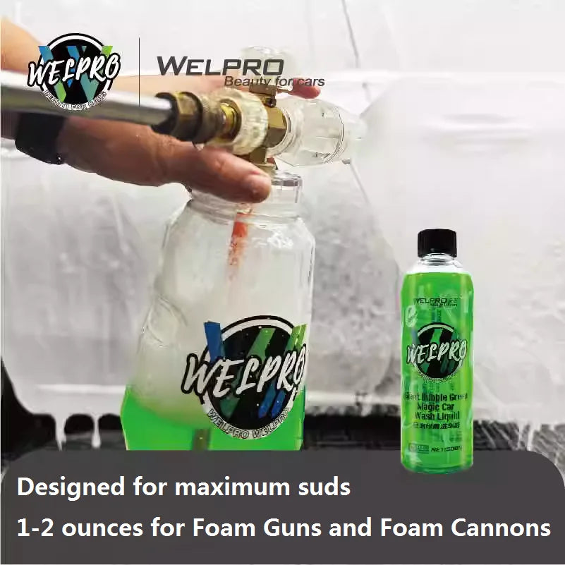 Car Wash Shampoo Cleaning Foam Cannon Liquid Soap For Cars, Trucks, Motorcycles