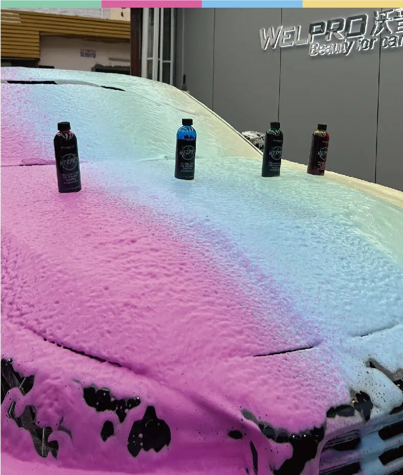 Shampoing Auto Moussant Coloré – Foam Wash Haute Densité pour Foam Cannon & Foam Gun | Detailing Auto, Nettoyage et Brillance Carrosserie