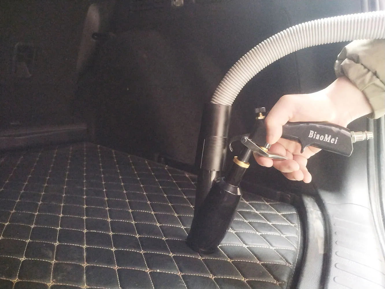 Tornador BIAOMEI – Pistolet de Nettoyage avec Aspiration | Outil de Detailing Auto à Air Comprimé