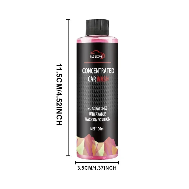 Shampoing 100ml – Lavage, Décontamination et Cire de Brillance - Detailing Auto