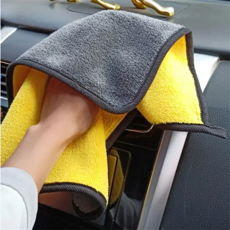 Microfibre Detailing Auto Professionnelle – Lot 1/2/6 Serviettes Lavage et Séchage Ultra Douces Sans Trace pour Voiture et Entretien Carrosserie