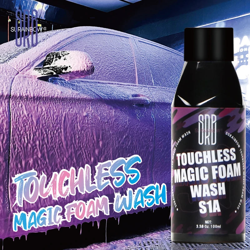 Shampoing Moussant Rose & Cire 2 en 1 – Lavage Voiture Haute Brillance | Detailing Auto, Nettoyage et Protection Carrosserie Foam Cannon & Seau