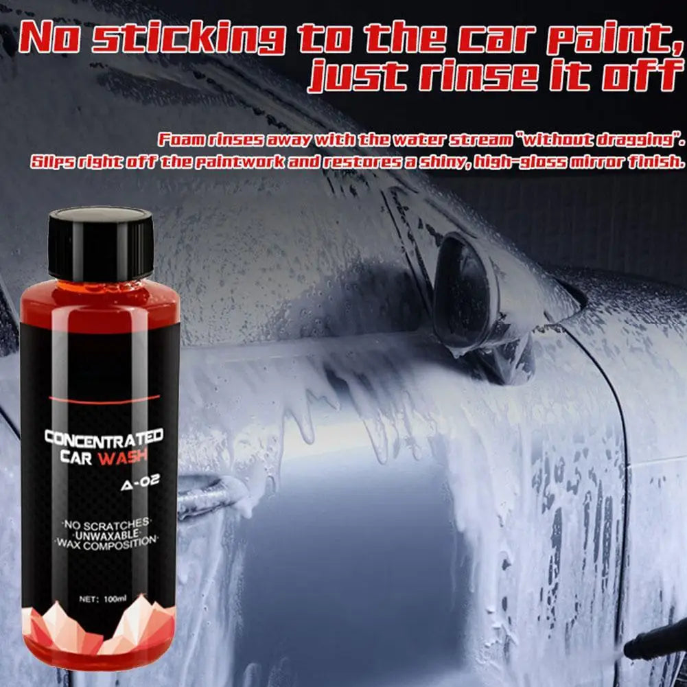 Shampoing Moussant Concentré 100 ml – Super Foam Car Wash pour Voiture | Detailing Auto, Nettoyage et Entretien Carrosserie Professionnel