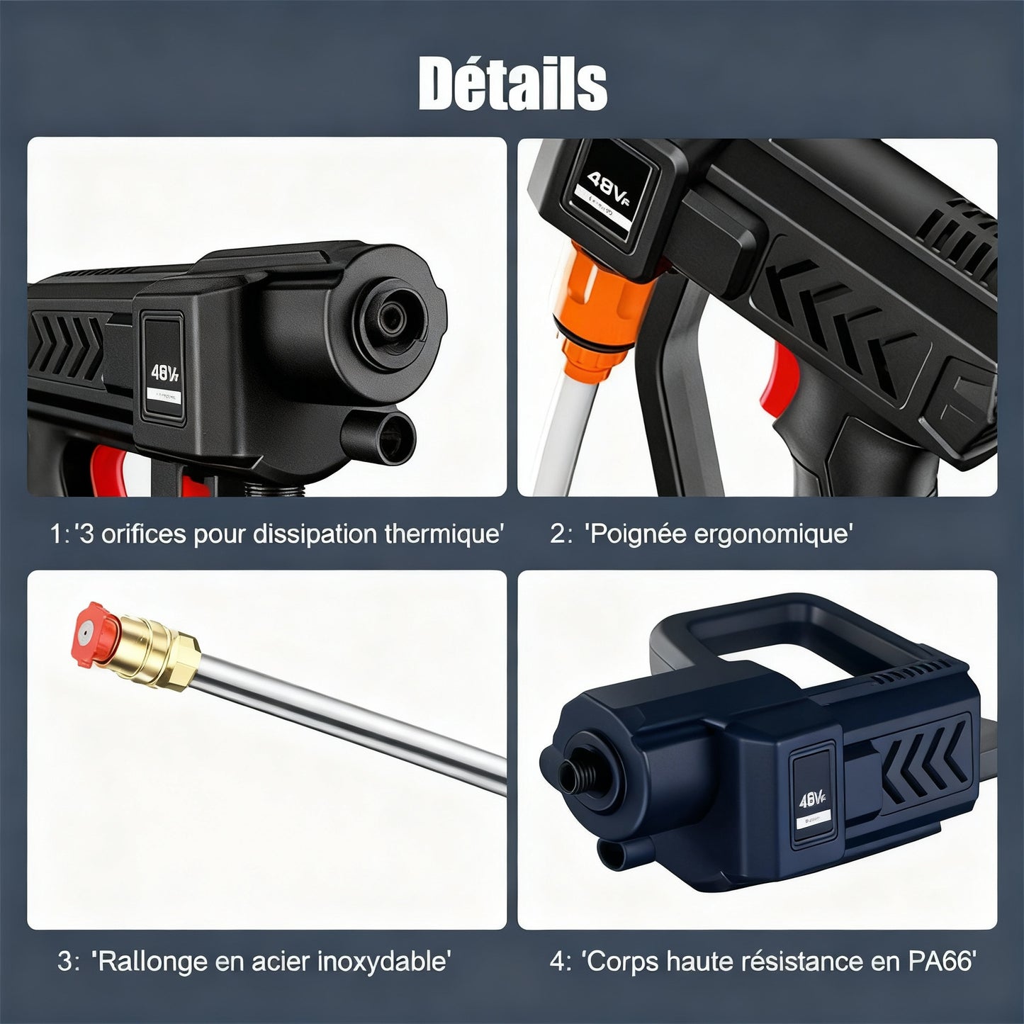 Pistolet Haute Pression Sans Fil SEEISWORK – Detailing Auto Maniac Auto Style