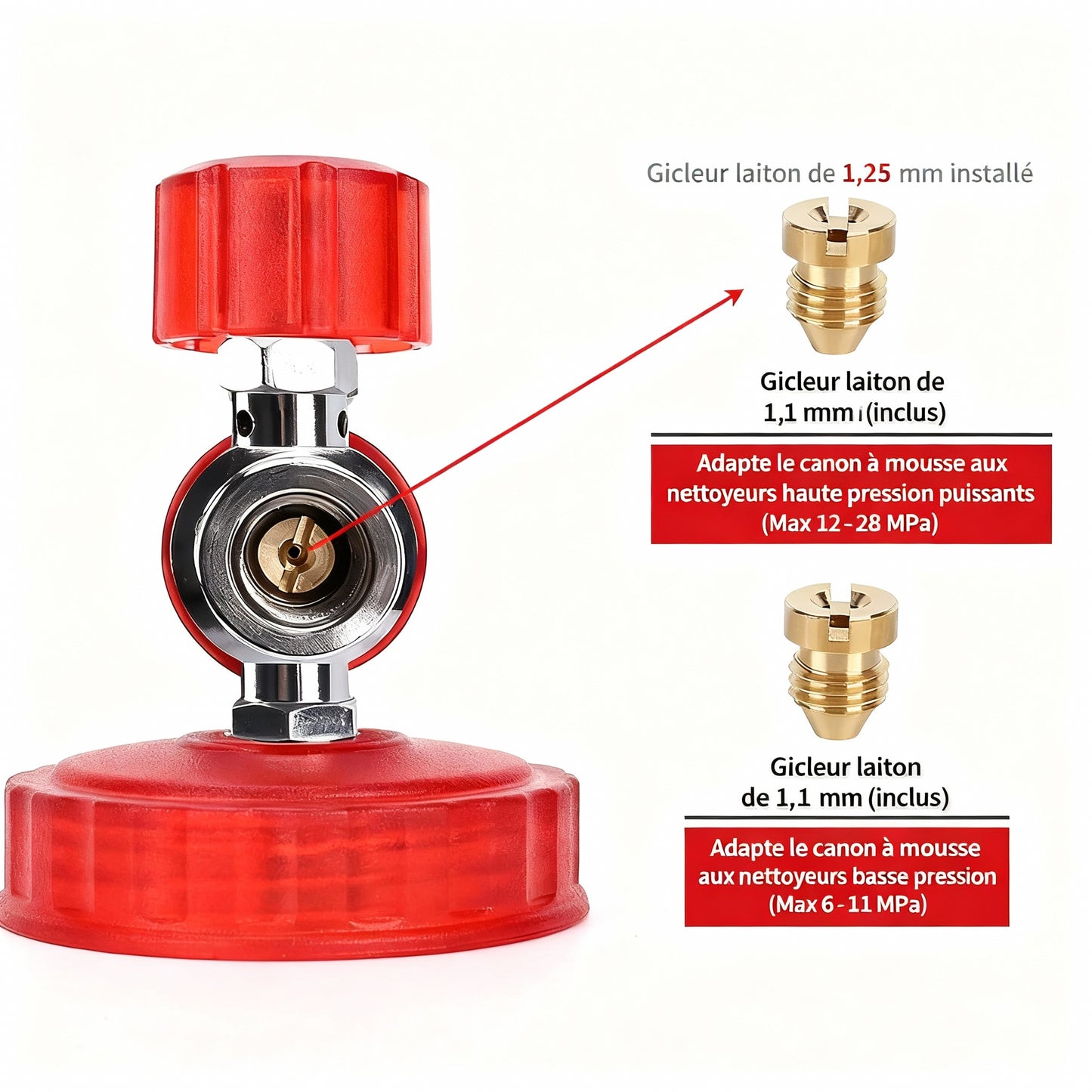 Canon à Mousse BEAR FORCE 1L – Detailing Auto Maniac Auto Style