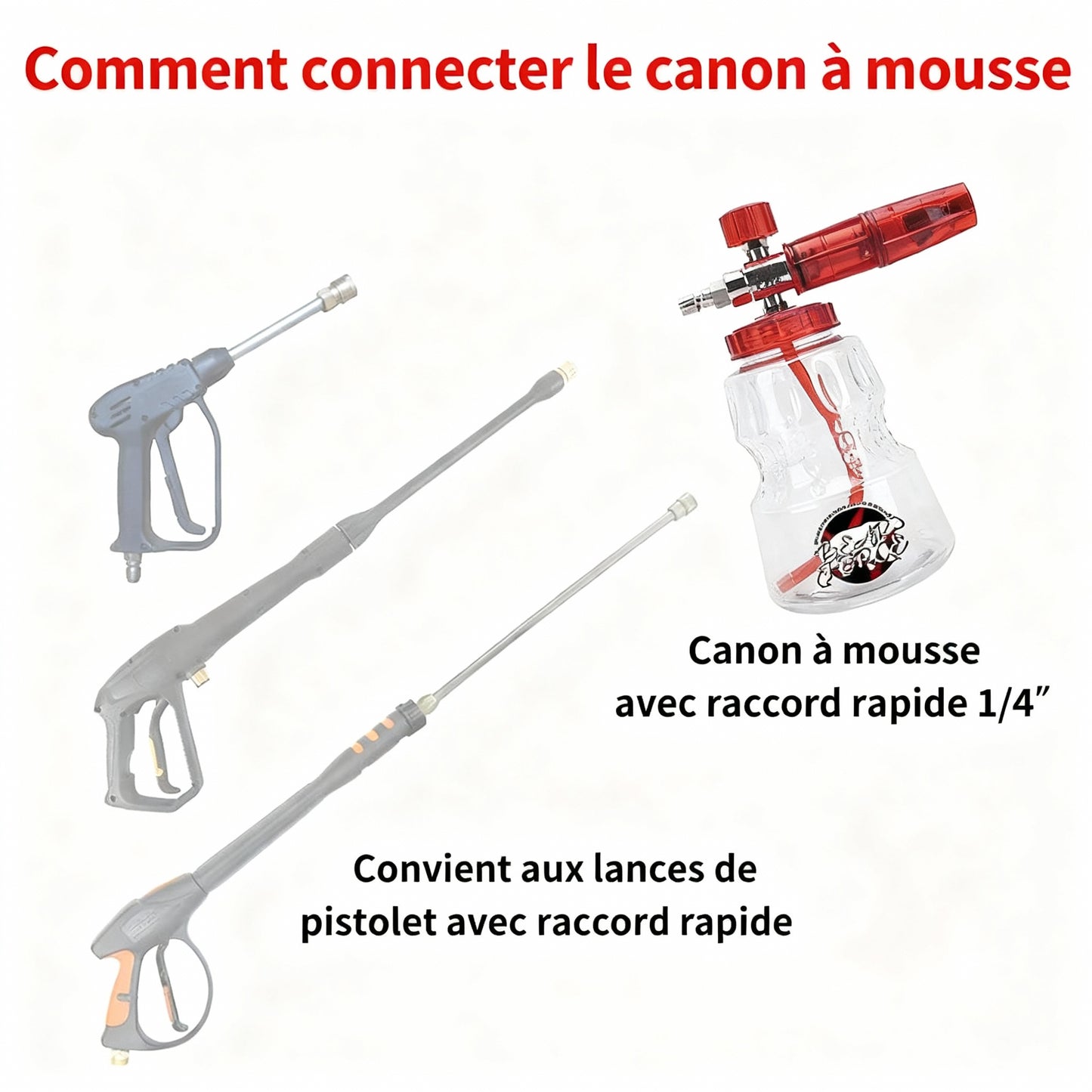 Canon à Mousse BEAR FORCE 1L – Detailing Auto Maniac Auto Style
