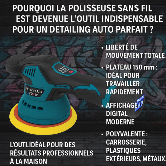 Pourquoi la polisseuse sans fil est devenue l’outil indispensable pour un detailing auto parfait ?