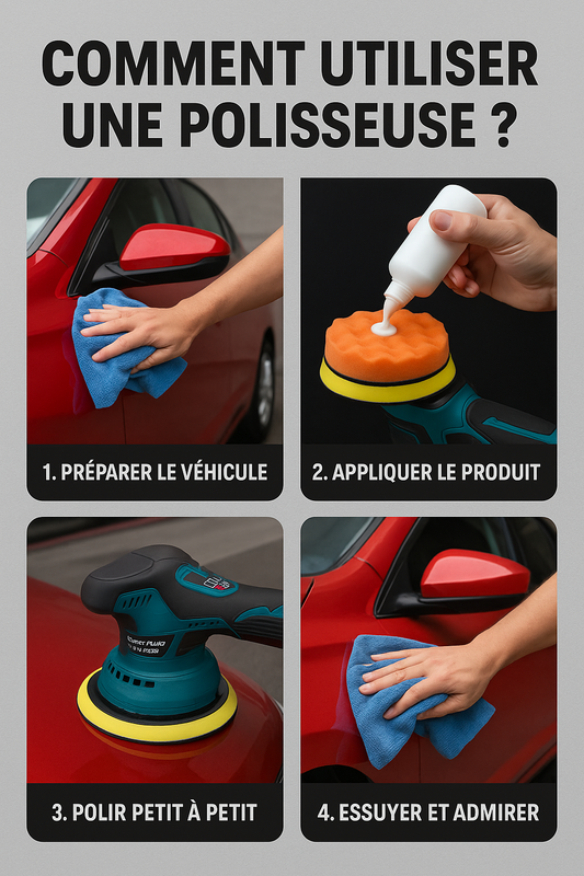 Comment utiliser une polisseuse pour obtenir une finition parfaite ? Le guide complet pour débutants