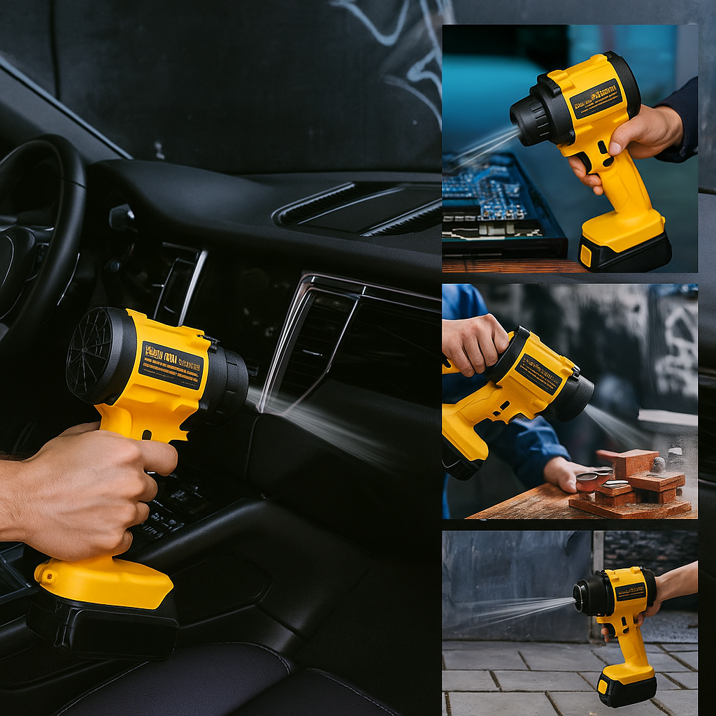 Top 7 usages d’un souffleur d’air brushless 20V (compatible DeWALT) que vous allez adopter