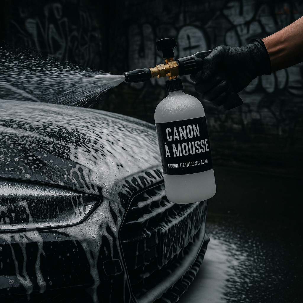 Canon à Mousse : L’Indispensable du Detailing Auto pour un Lavage Sans Contact et Professionnel