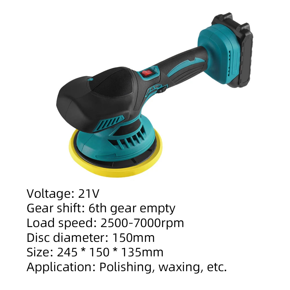 Polisseuse voiture TURQUOISE