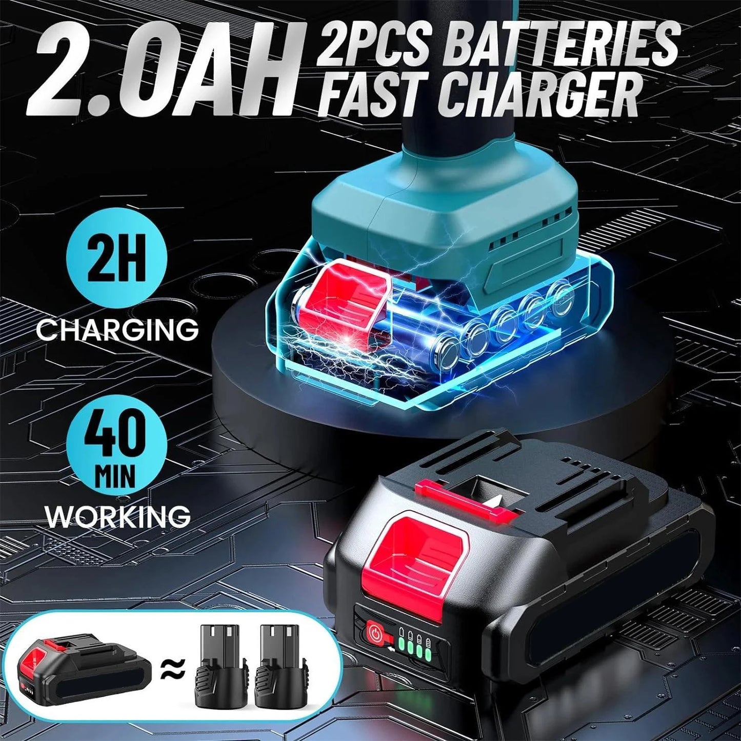 Polisseuse voiture TURQUOISE