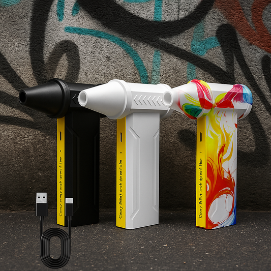 Souffleur d’Air Puissant 160000RPM – Turbo Jet Brushless Haute Vitesse 10000mAh USB Rechargeable pour Voiture, PC, Atelier et Maison