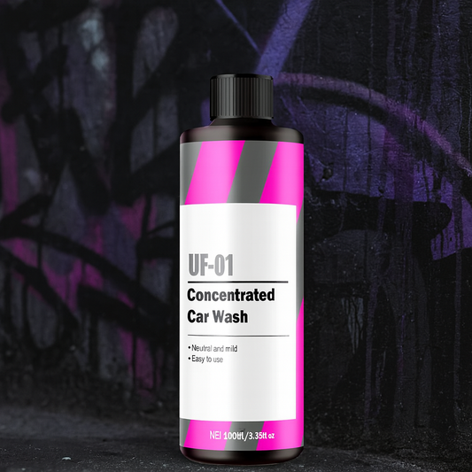 Shampoing Moussant Rose & Cire 2 en 1 – Lavage Auto Haute Brillance | Compatible Foam Cannon & Seau | Detailing Auto Professionnel