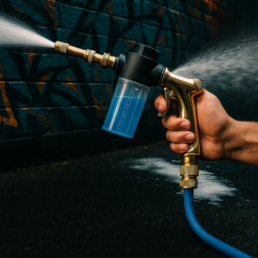 Pistolet Haute Pression avec Réservoir Mousse – Detailing Auto Pro