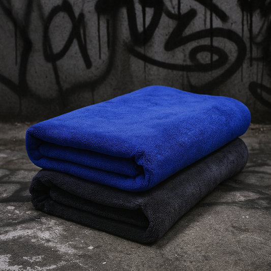 Chiffon Microfibre Detailing Auto - BLEU/GRIS