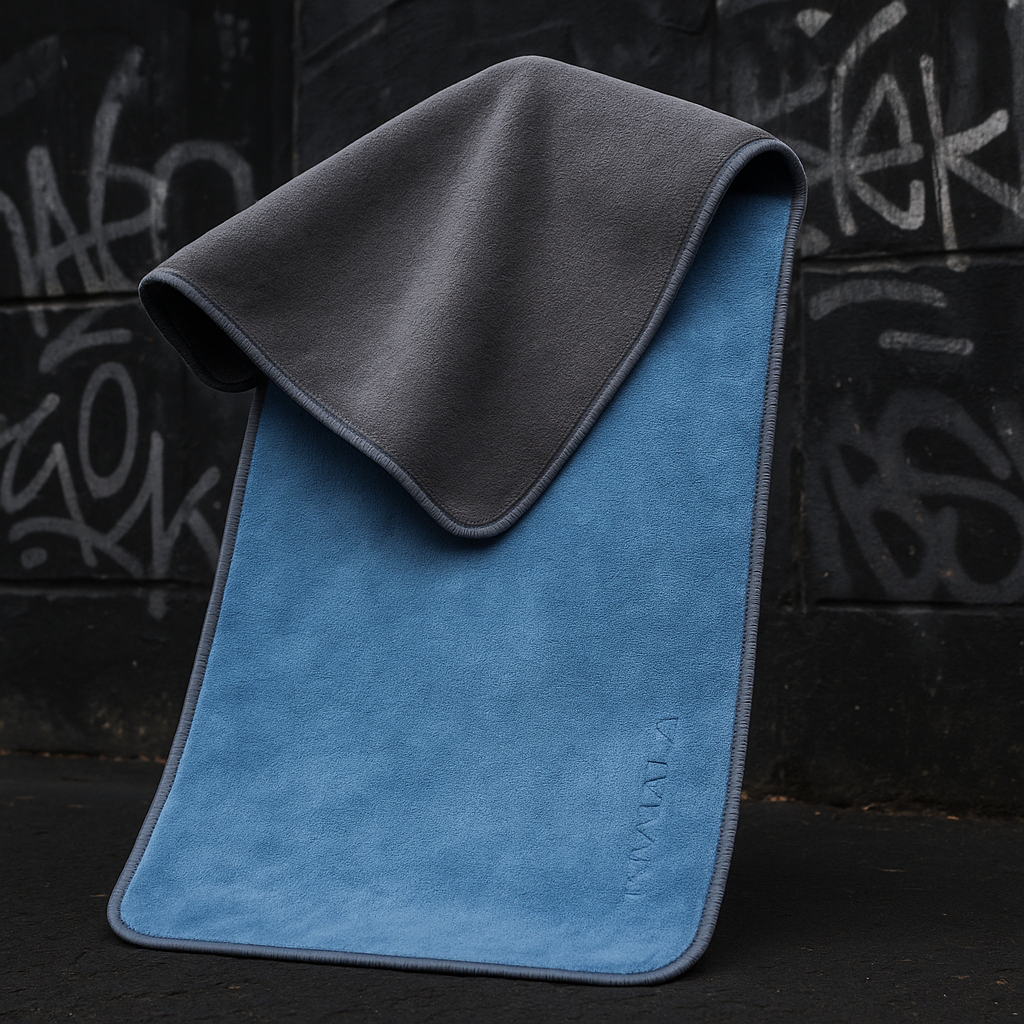 Chiffon Microfibre Detailing Auto - BLEU/GRIS - Différentes tailles