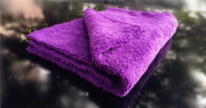 Chiffon Microfibre Detailing Auto - BLEU/VIOLET/GRIS/ROUGE/VERT