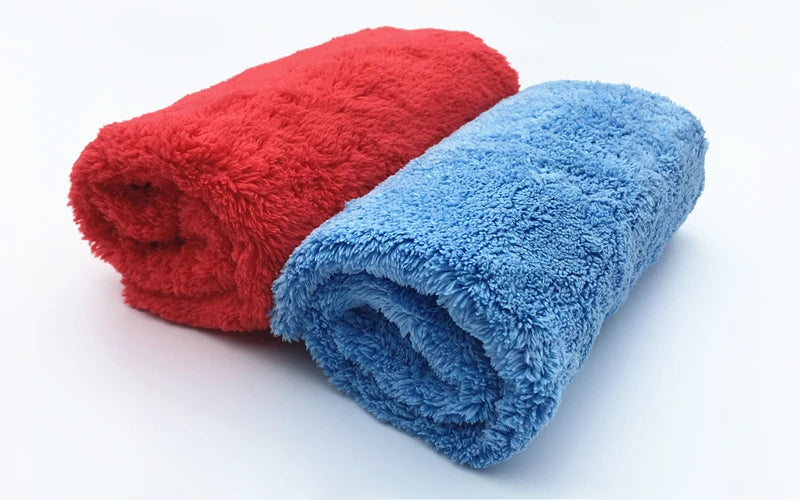 Chiffon Microfibre Detailing Auto - BLEU/VIOLET/GRIS/ROUGE/VERT