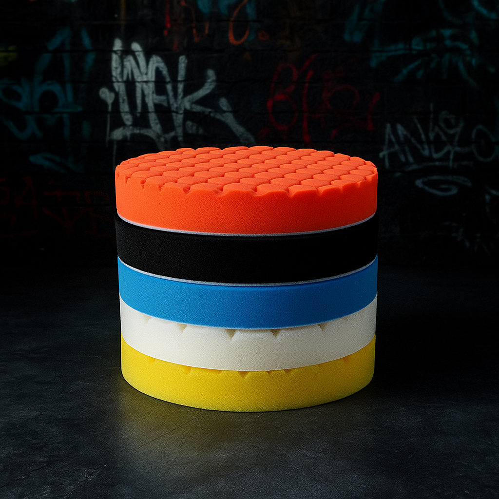 Kit Pads Polisseuse Voiture 5 Pièces