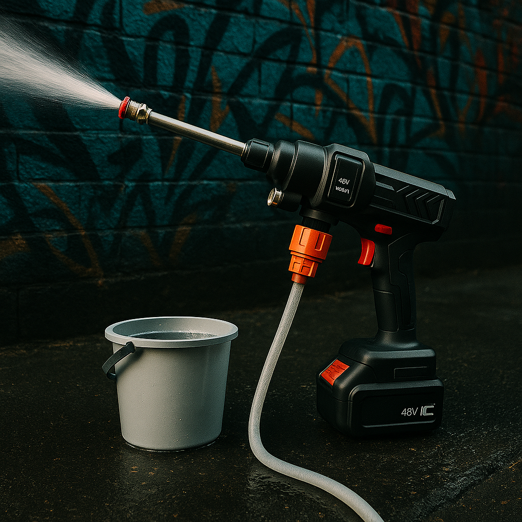 Nettoyeur Haute Pression Sans Fil – Nettoyage Auto et Extérieur