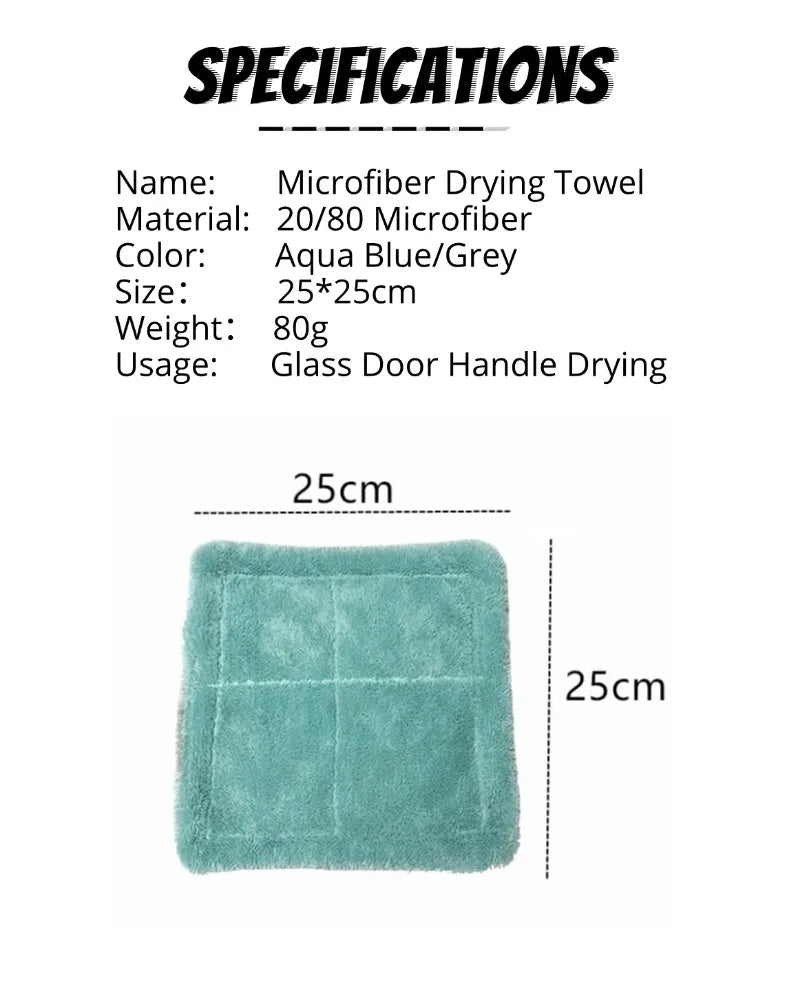 Chiffon Microfibre Detailing Auto - VIOLET/ROUGE/GRIS/BLEU - 25X25CM