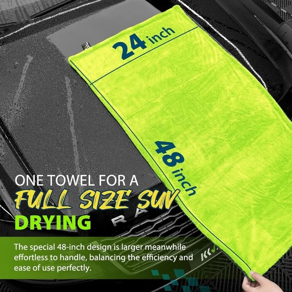 Chiffon Microfibre - Double Face - VERT/GRIS - Différentes tailles