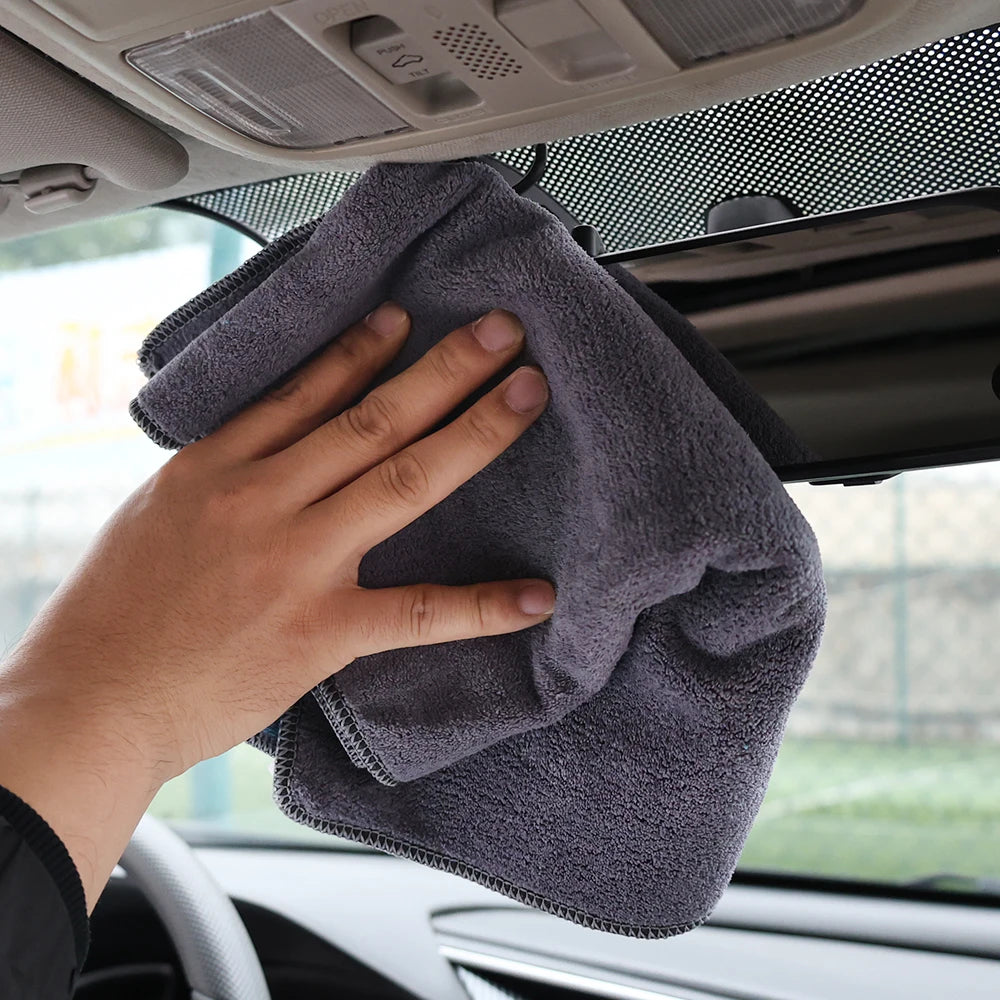 Chiffon Microfibre Detailing Auto - BLEU/GRIS - Différentes tailles