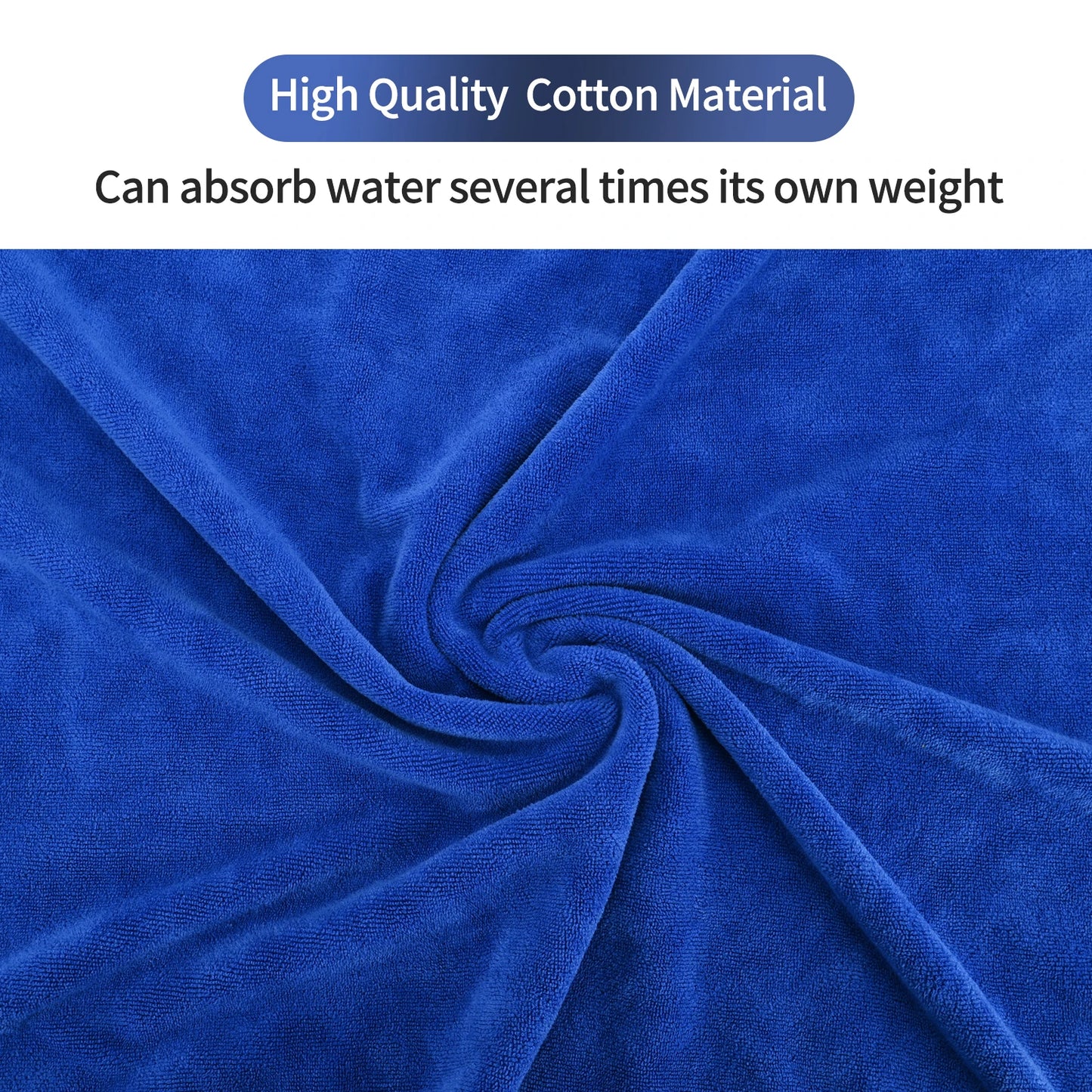 Chiffon Microfibre Detailing Auto - BLEU/GRIS