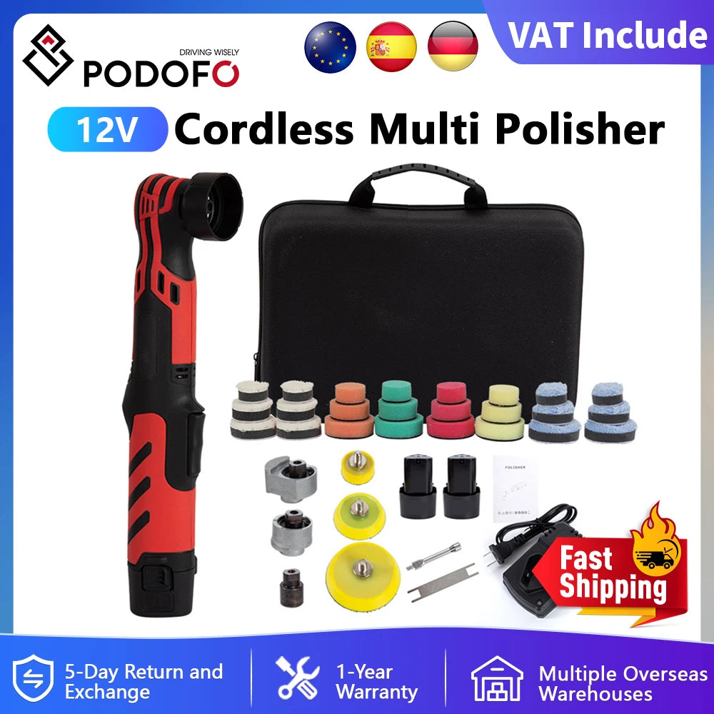 Polisseuse Voiture ROUGE