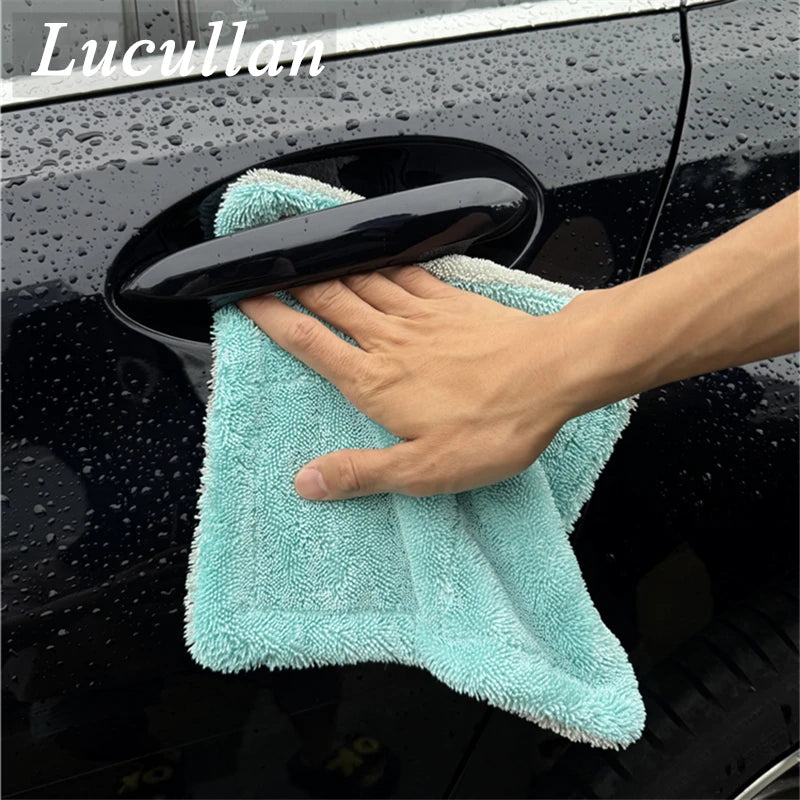 Chiffon Microfibre Detailing Auto - VIOLET/ROUGE/GRIS/BLEU - 25X25CM