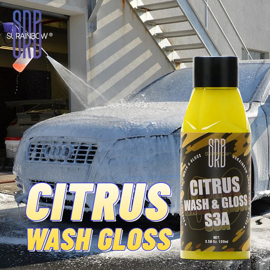 Citrus Wash & Gloss Foaming Car Wash Soap( Works with Foam Cannons/Guns or Bucket Washes )Safe for Cars,Trucks, Motorcycles, RVs