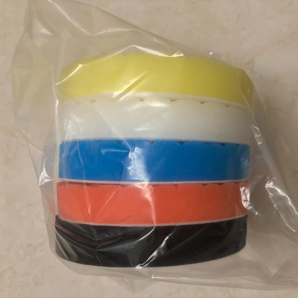 Kit Pads Polisseuse Voiture 5 Pièces