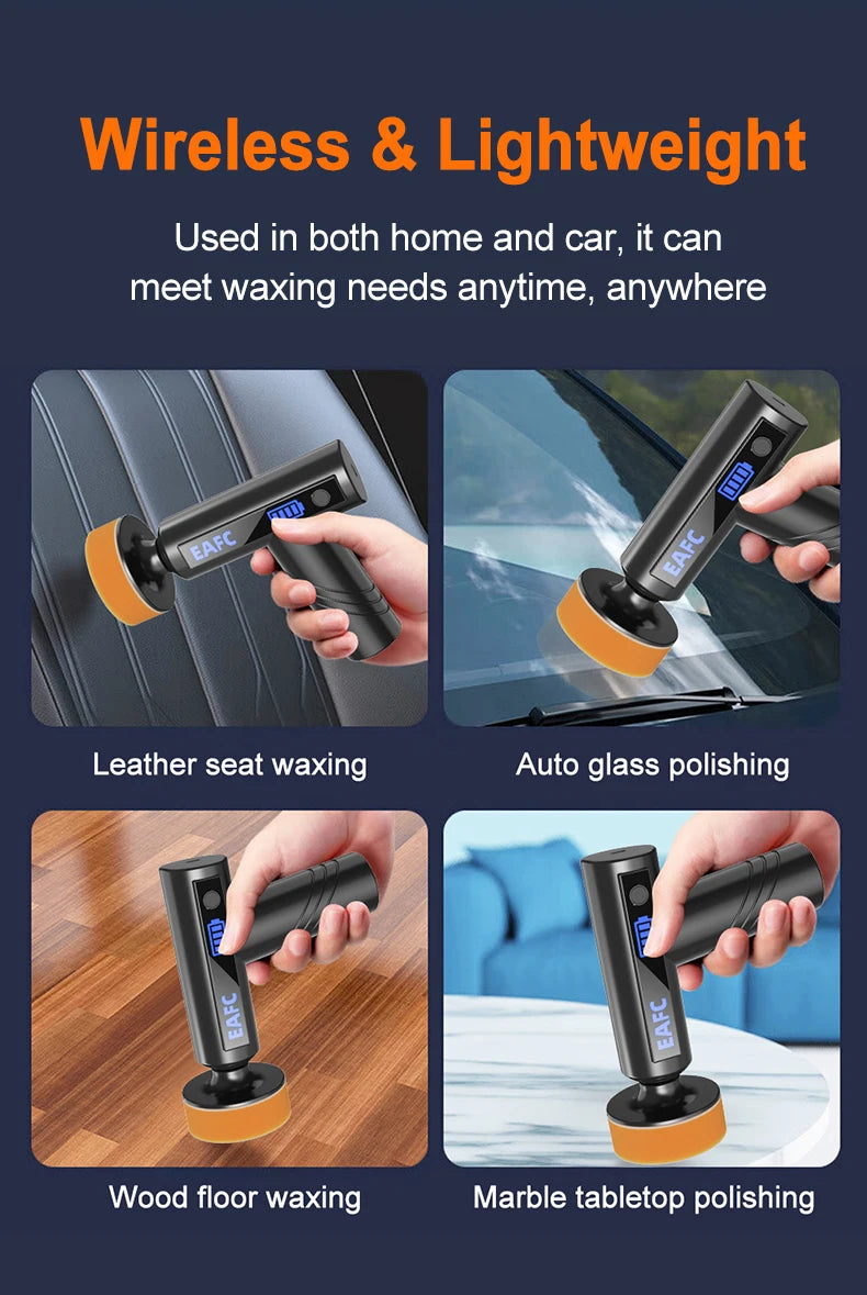 Pistolet Polissage Voiture NOIR