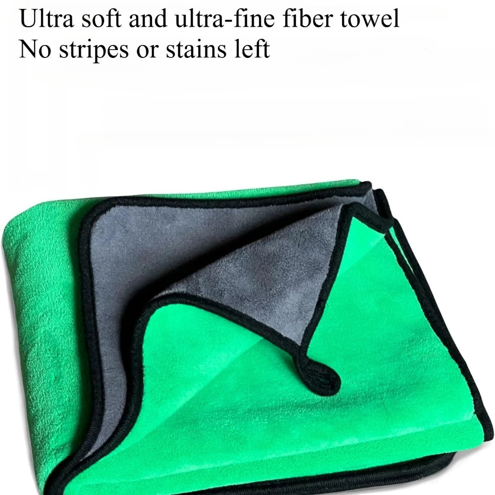 Chiffon Microfibre - GRIS/VERT - Différentes tailles