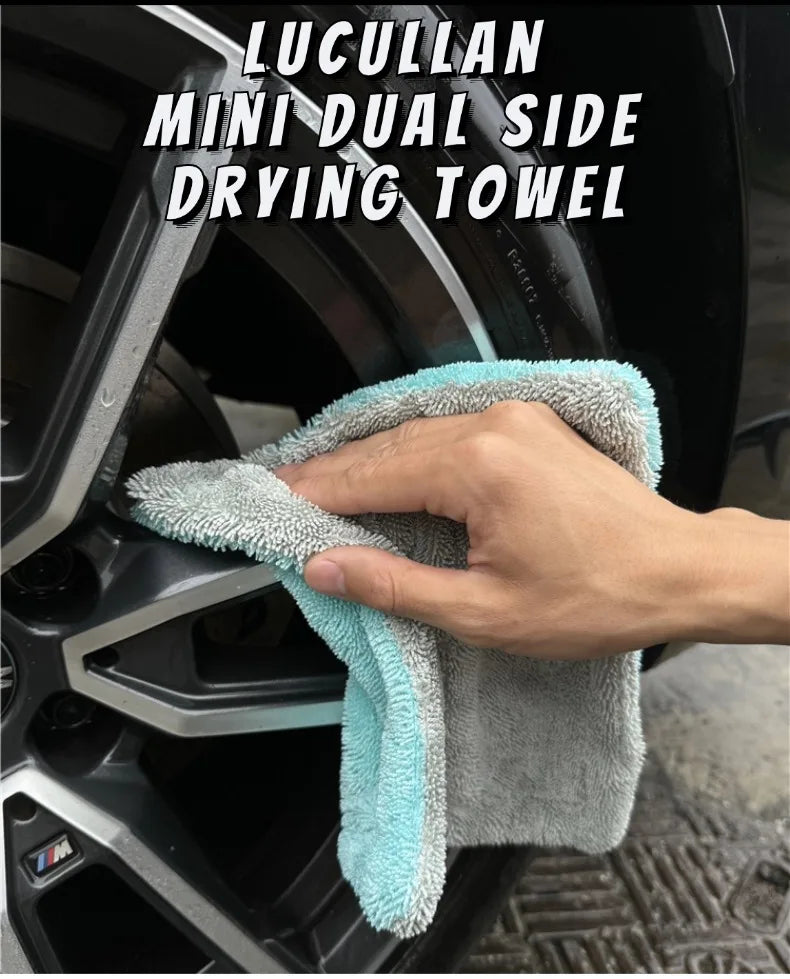 Chiffon Microfibre Detailing Auto - VIOLET/ROUGE/GRIS/BLEU - 25X25CM