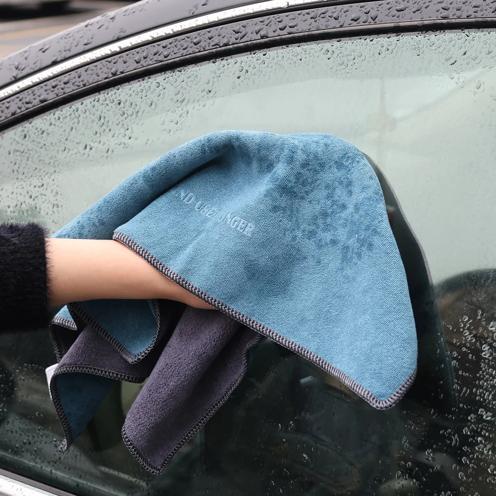 Chiffon Microfibre Detailing Auto - BLEU/GRIS - Différentes tailles