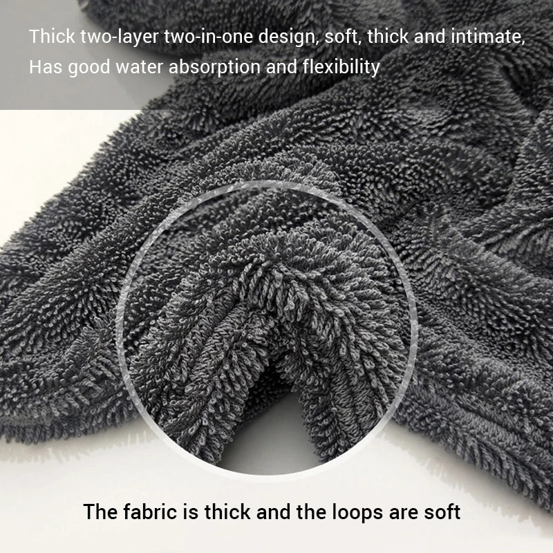 Chiffon Microfibre Detailing auto - GRIS - Différentes tailles