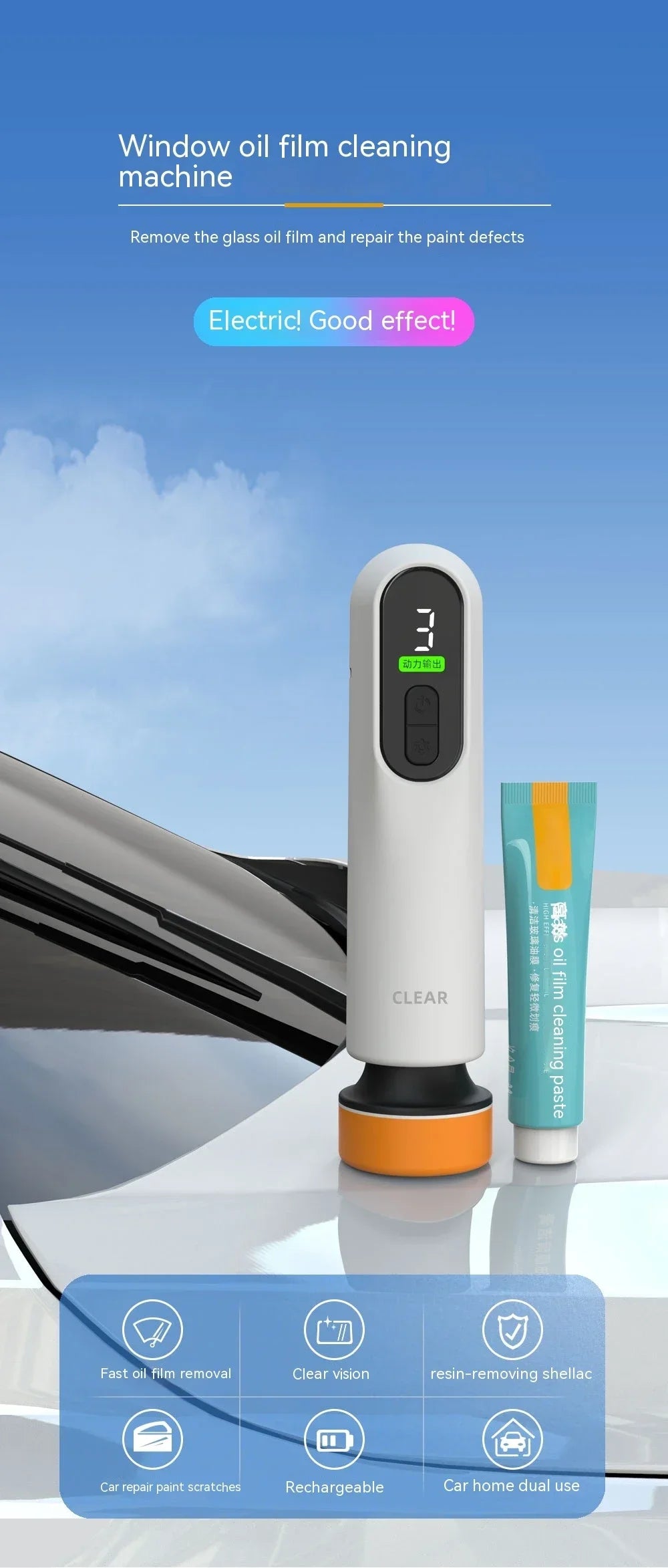 Mini Polisseuse Voiture USB