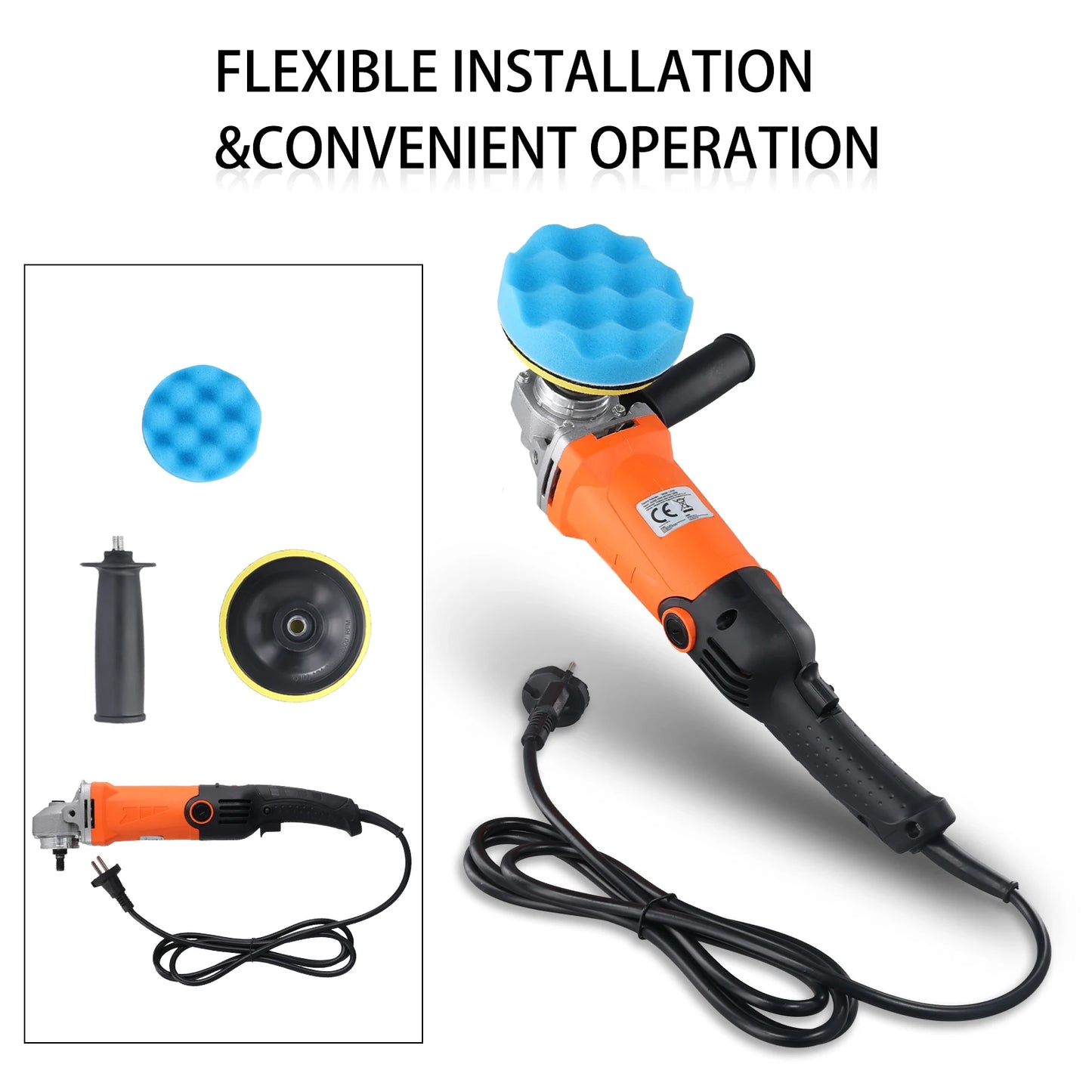 Polisseuse voiture ORANGE