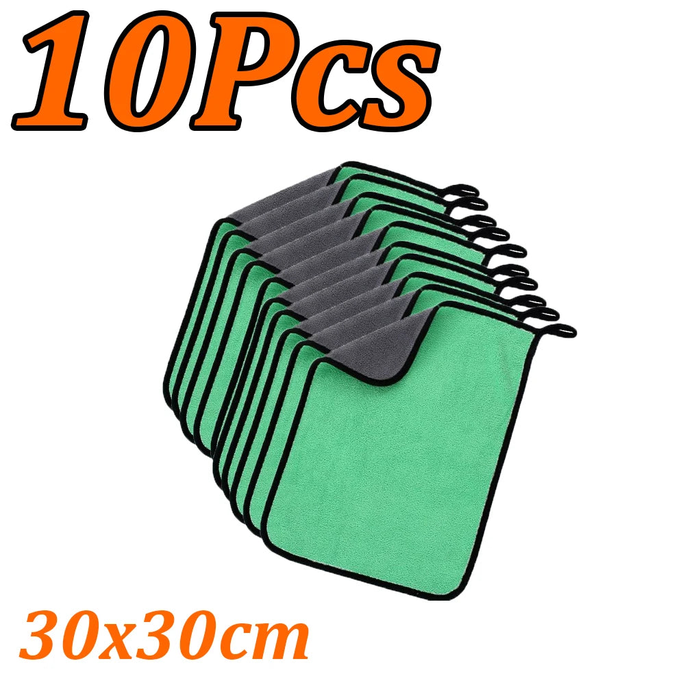 Chiffon Microfibre - GRIS/VERT - Différentes tailles