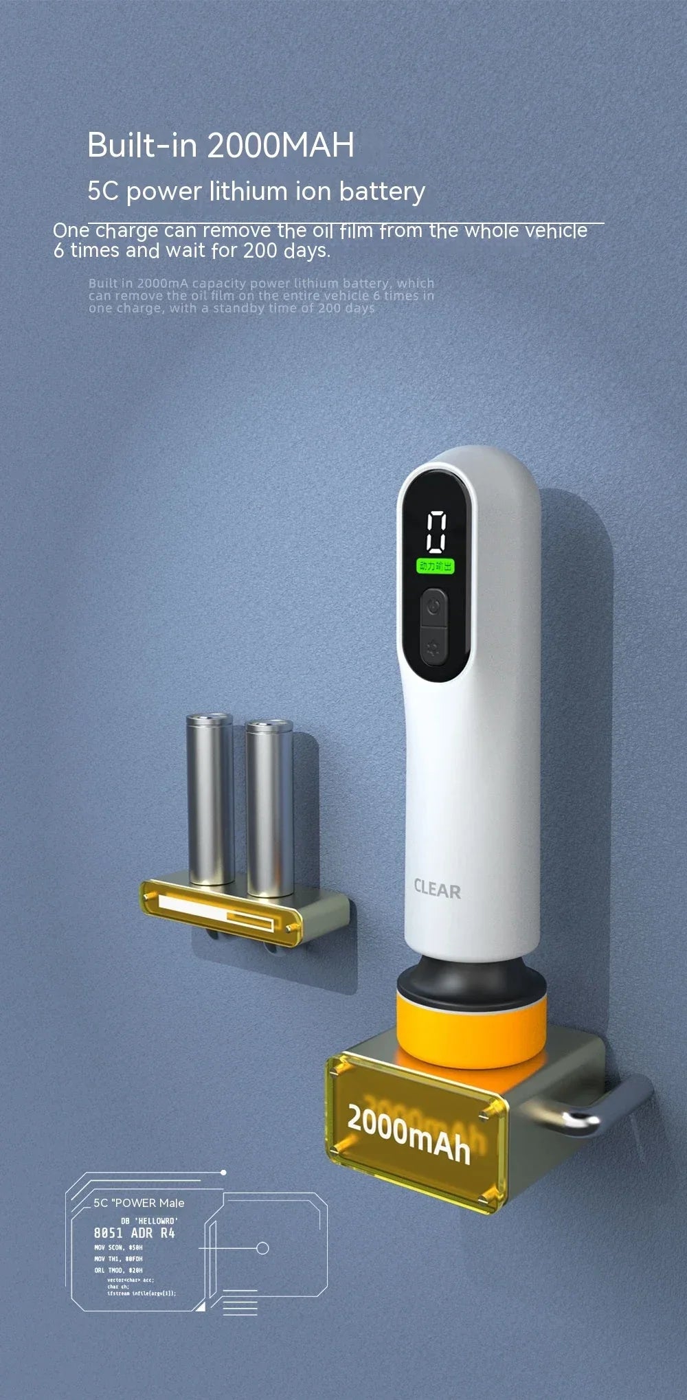 Mini Polisseuse Voiture USB