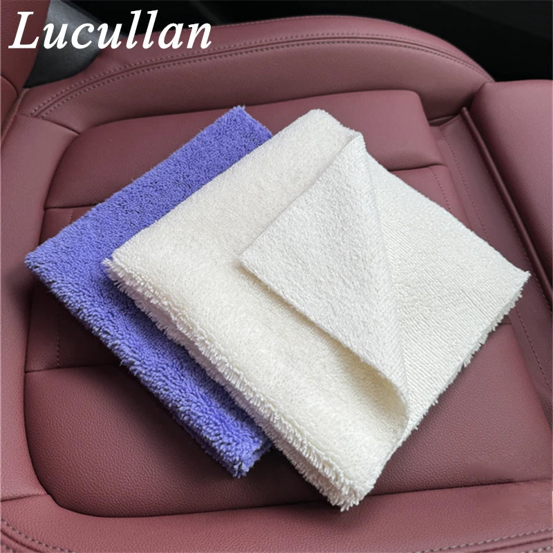 Chiffon Microfibre Detailing Auto - BLANC/VIOLET - Différentes tailles