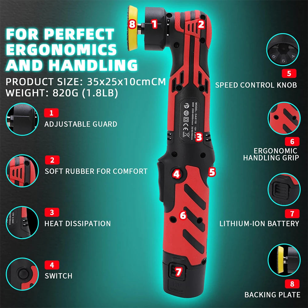 Polisseuse Voiture ROUGE