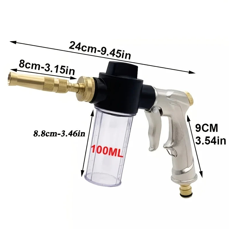 Pistolet Haute Pression avec Réservoir Mousse – Detailing Auto Pro