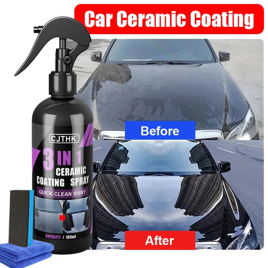Revêtement Céramique 3 en 1 Nano – Protection Hydrophobe, Brillance et Polissage Carrosserie | Detailing Auto Professionnel