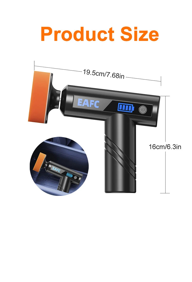 Pistolet Polissage Voiture NOIR