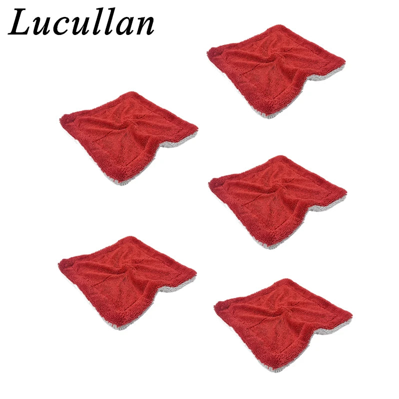 Chiffon Microfibre Detailing Auto - VIOLET/ROUGE/GRIS/BLEU - 25X25CM