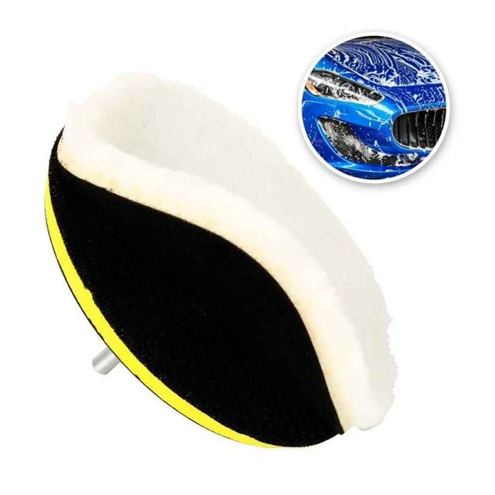 Kit Polisseuse Voiture en LAINE 5 Pièces